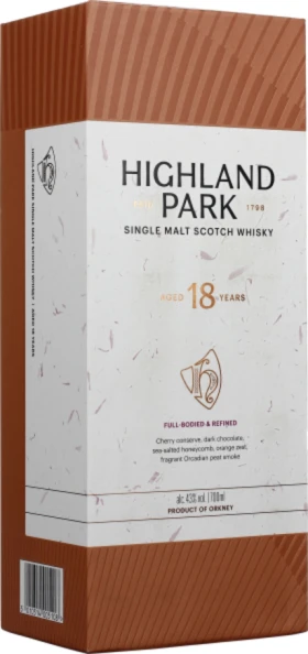 HIGHLAND PARK 18 YEARS SINGLE MALT 70CL