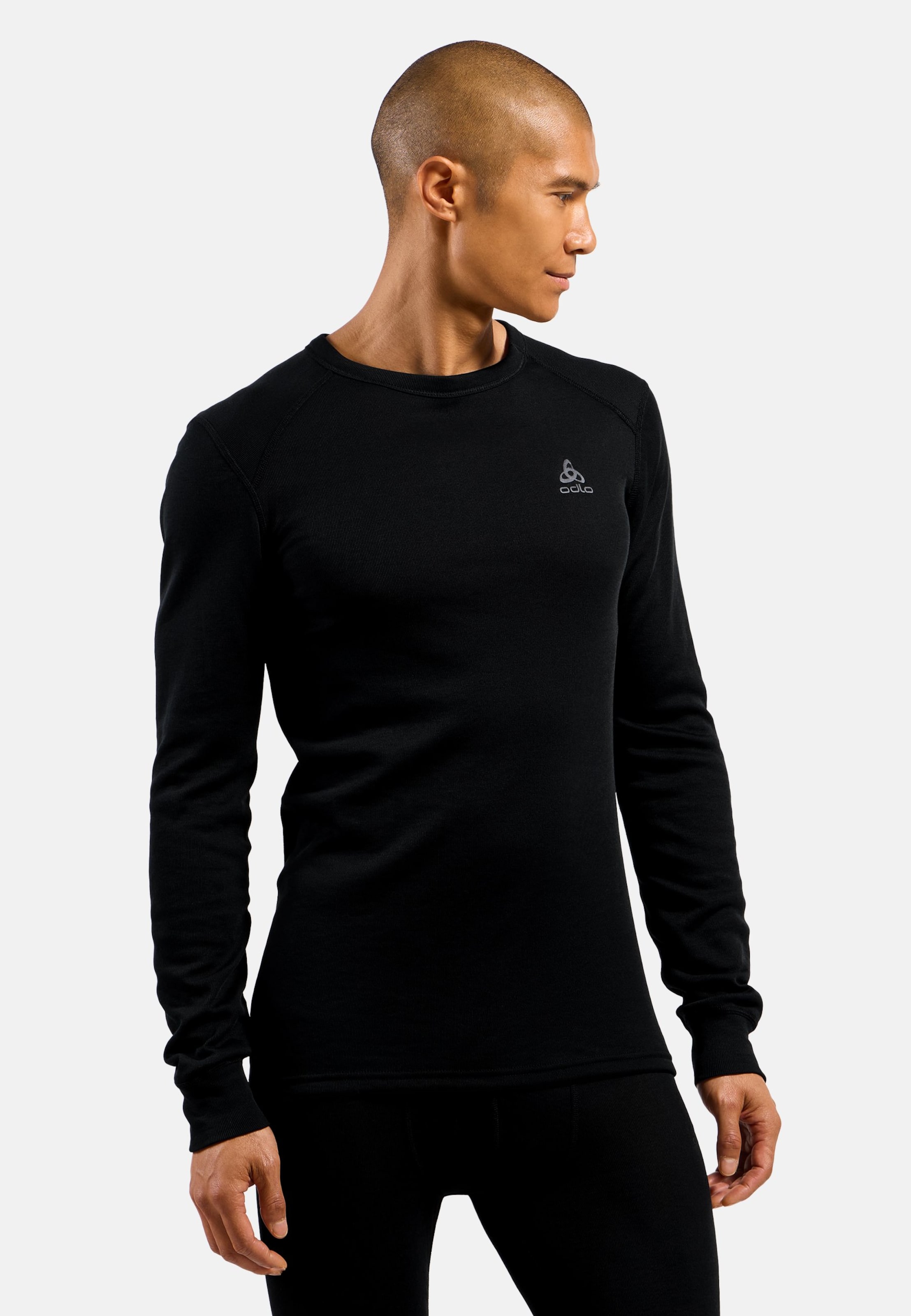Active Warm Base Layer Langarmshirt in black