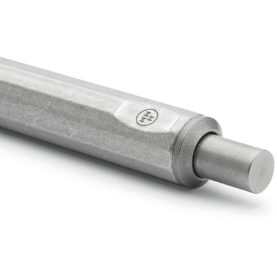Druckkugelschreiber Aluminium, roh
