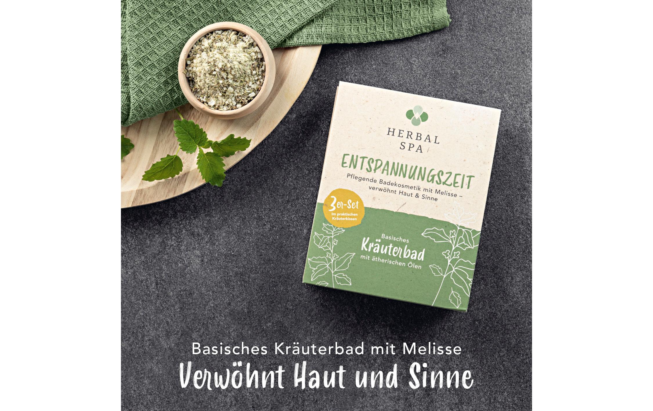 Herbal Spa Badekissen Entspannungszeit 3er SetKräuterbad-Kissen aus «Die Höhle der Löwen»