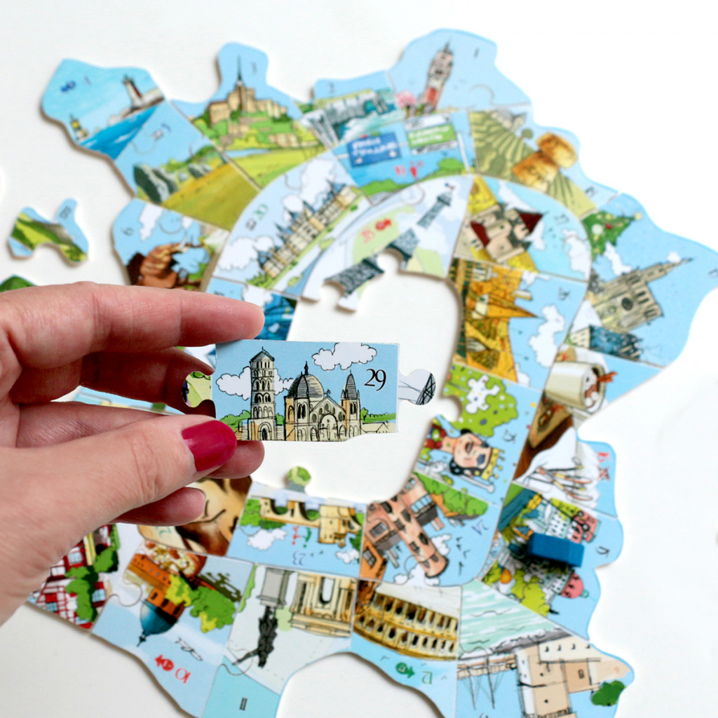 Puzzle Jeu - France Escapade - 36 Pièces