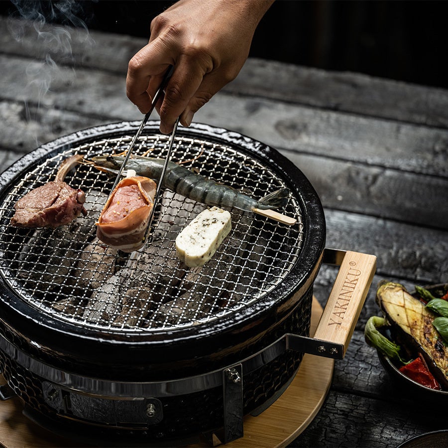 Yakiniku barbecue pincet 21 x 2,5 x 1 cm