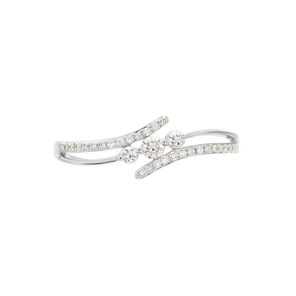 Bague Carey Or Blanc Diamant