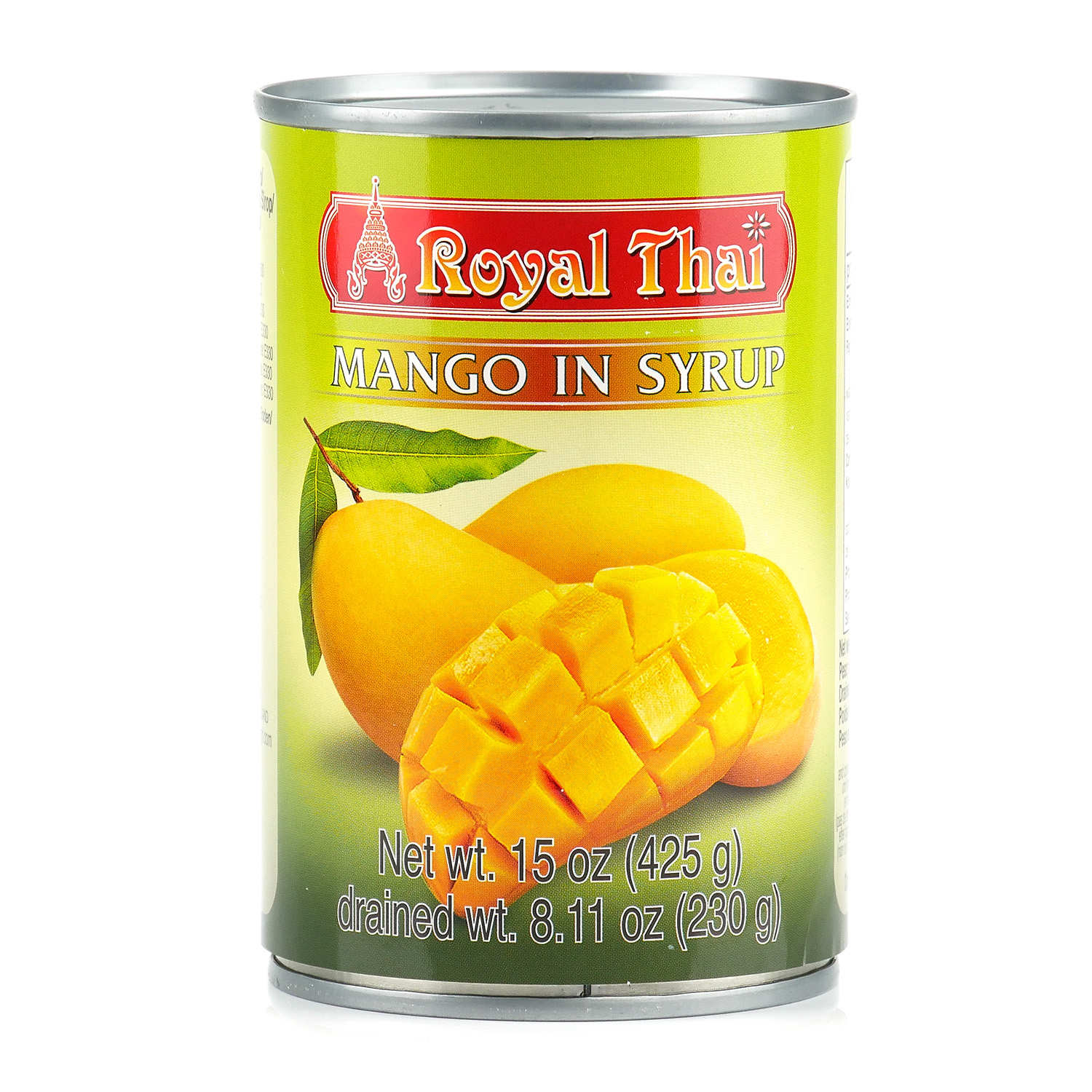 Mangue en tranche au sirop