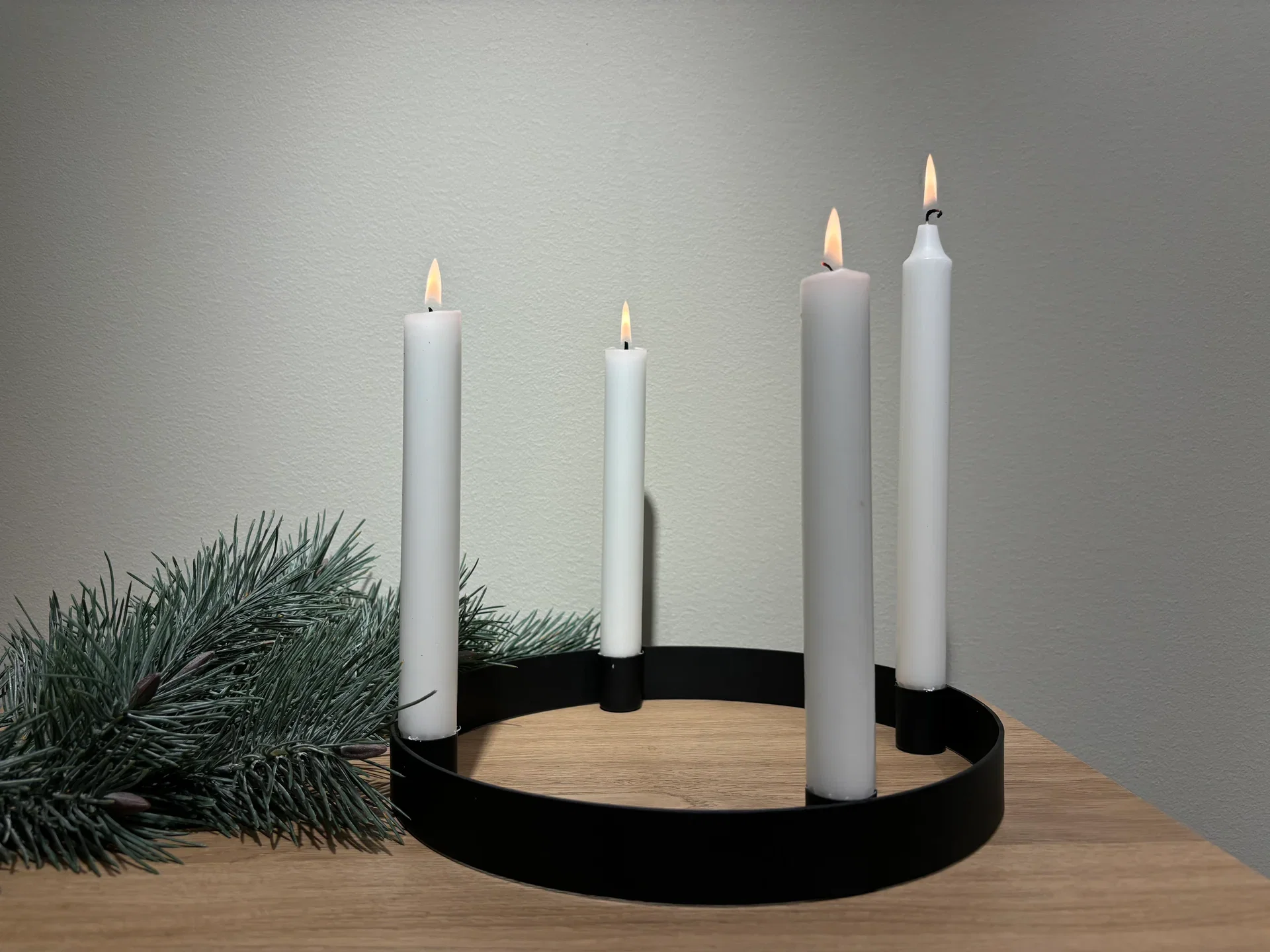 Adventslysestake Circle Ø25 cm