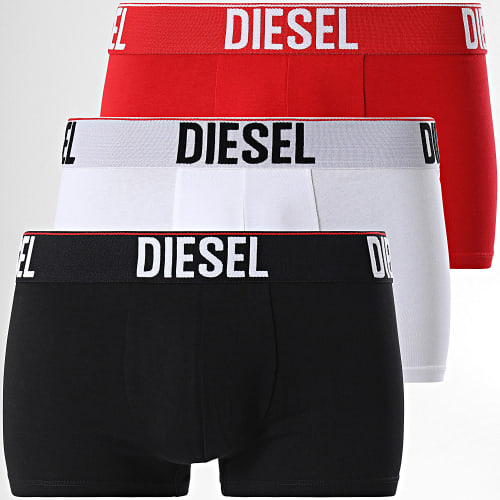 Lot De 3 Boxers Damien 00ST3V Blanc Rouge Noir