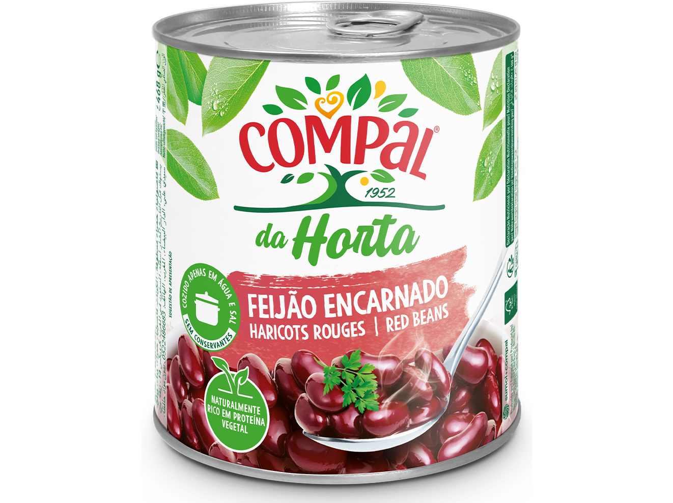 FEIJÃO COMPAL DA HORTA ENCARNADO 845G