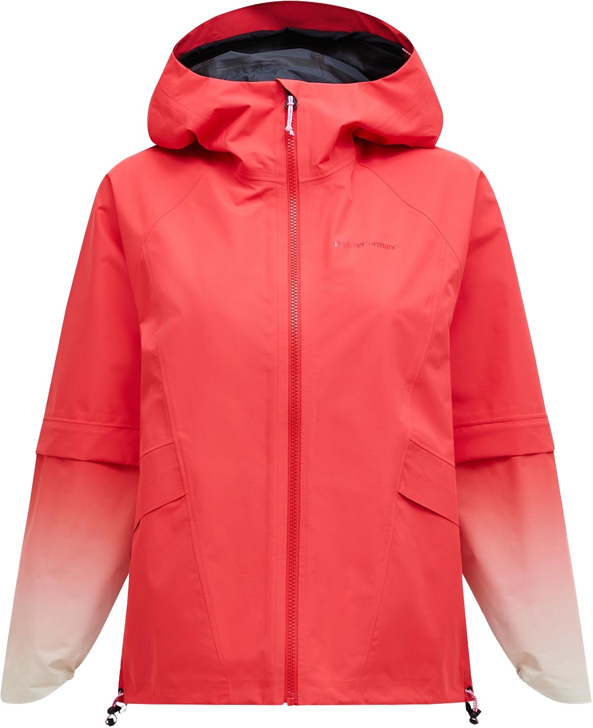 Trailblazer Shell Jacket Dame Brilliant Red/Sand Fog