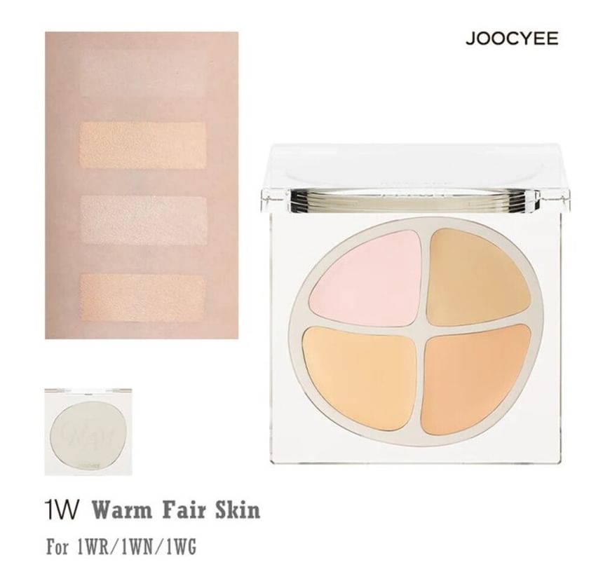 JOOCYEE - 4-kleuren concealerpalet - 4 kleuren