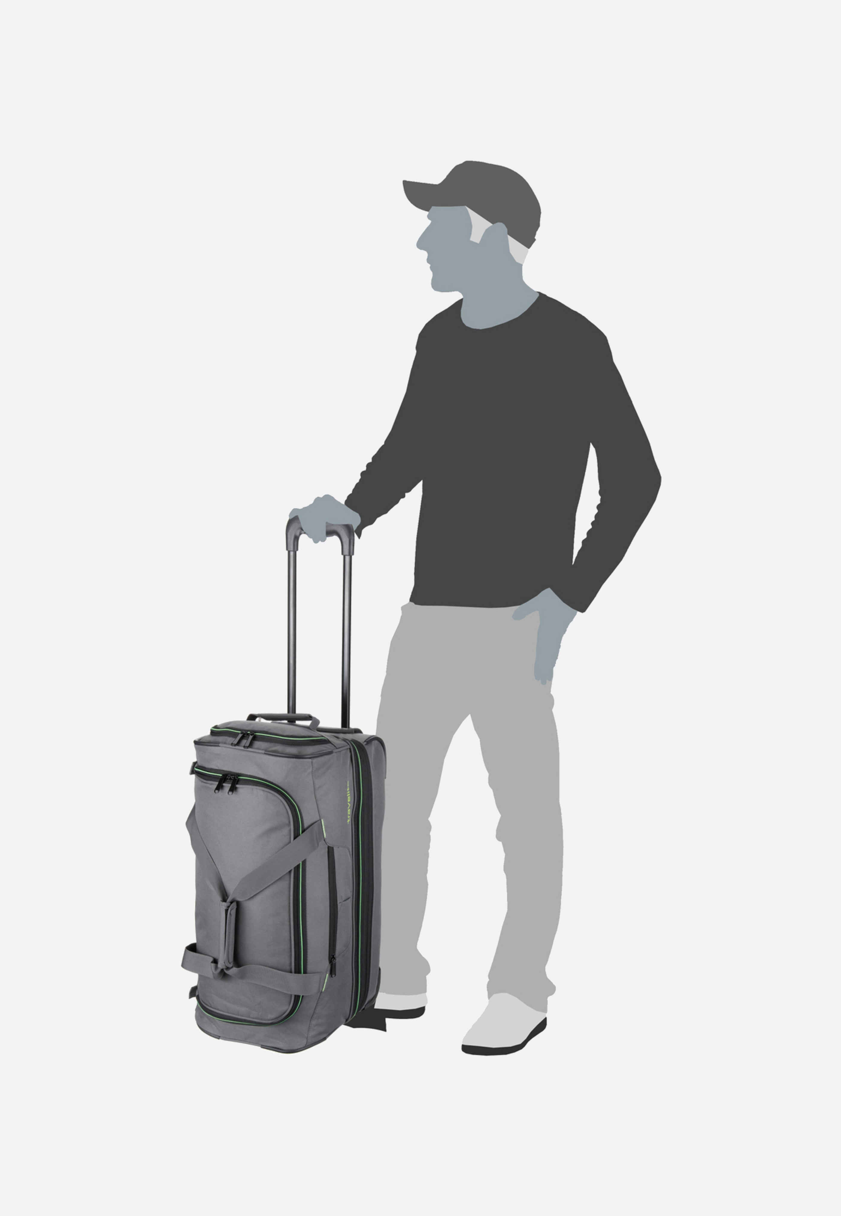 Basics Trolley S Grau - Travel Bag