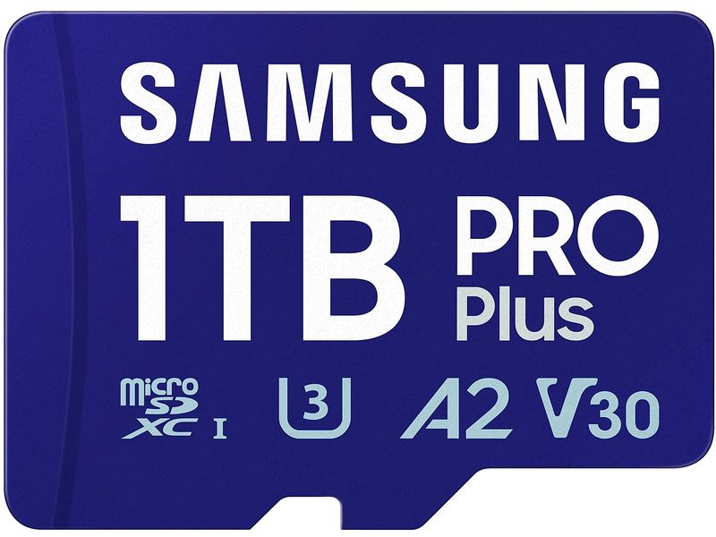 Samsung microSDXC-Karte Pro Plus 1000 GB Speicherkarte mit 1 TB Speicherkapazität