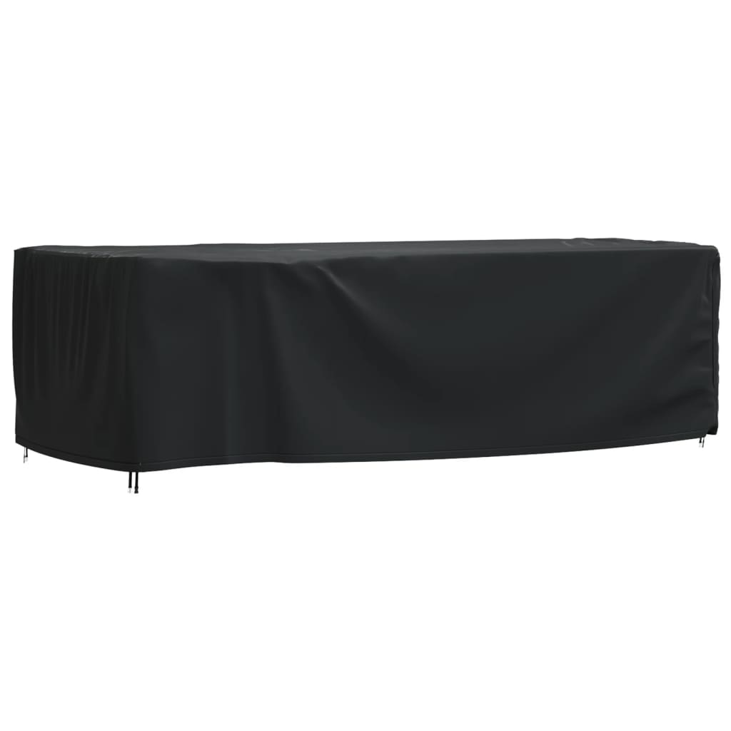 Housse de salon de jardin noir 300x140x90 cm imperméable 420d