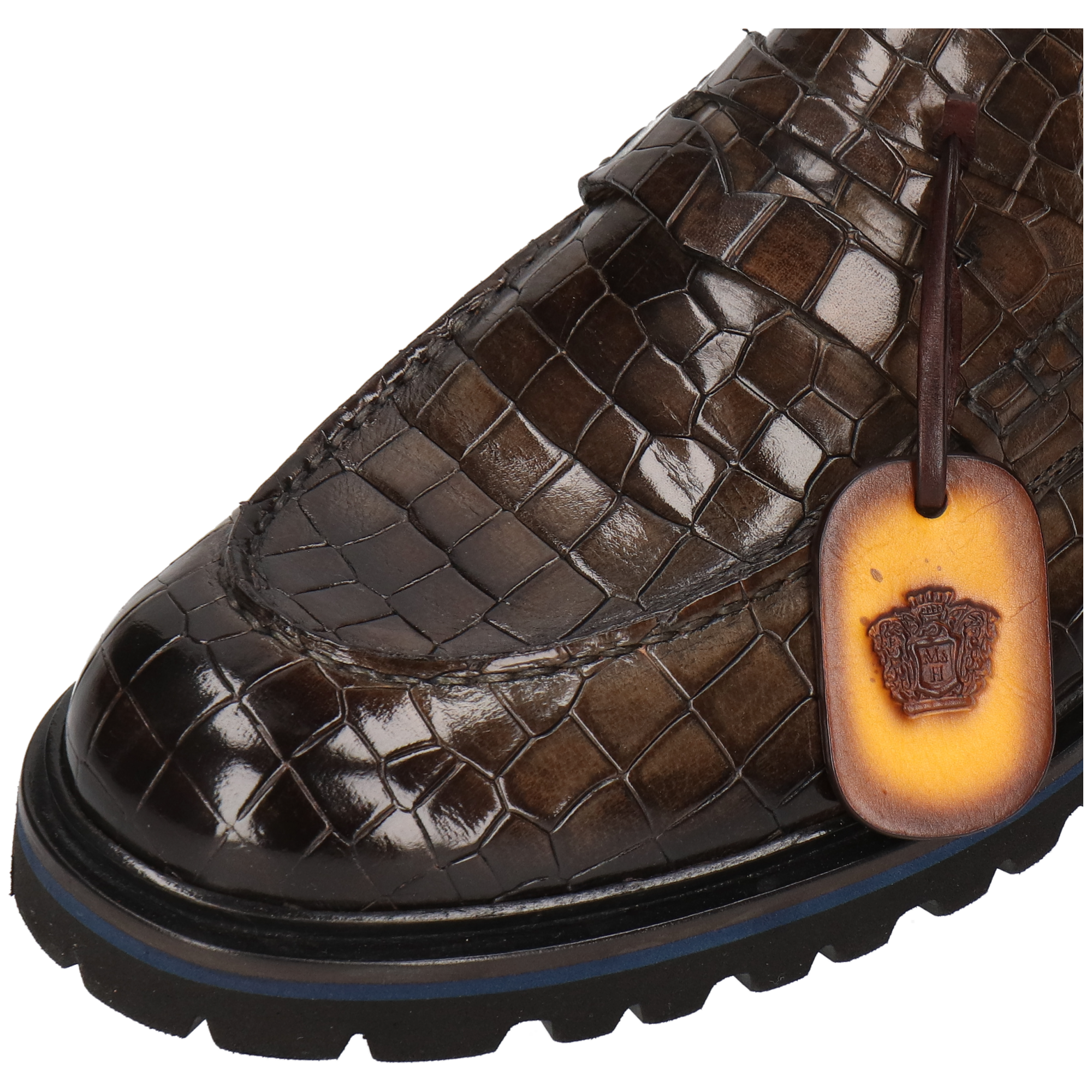 PIERCE 9 - Mocassins à semelle plateforme | Marron