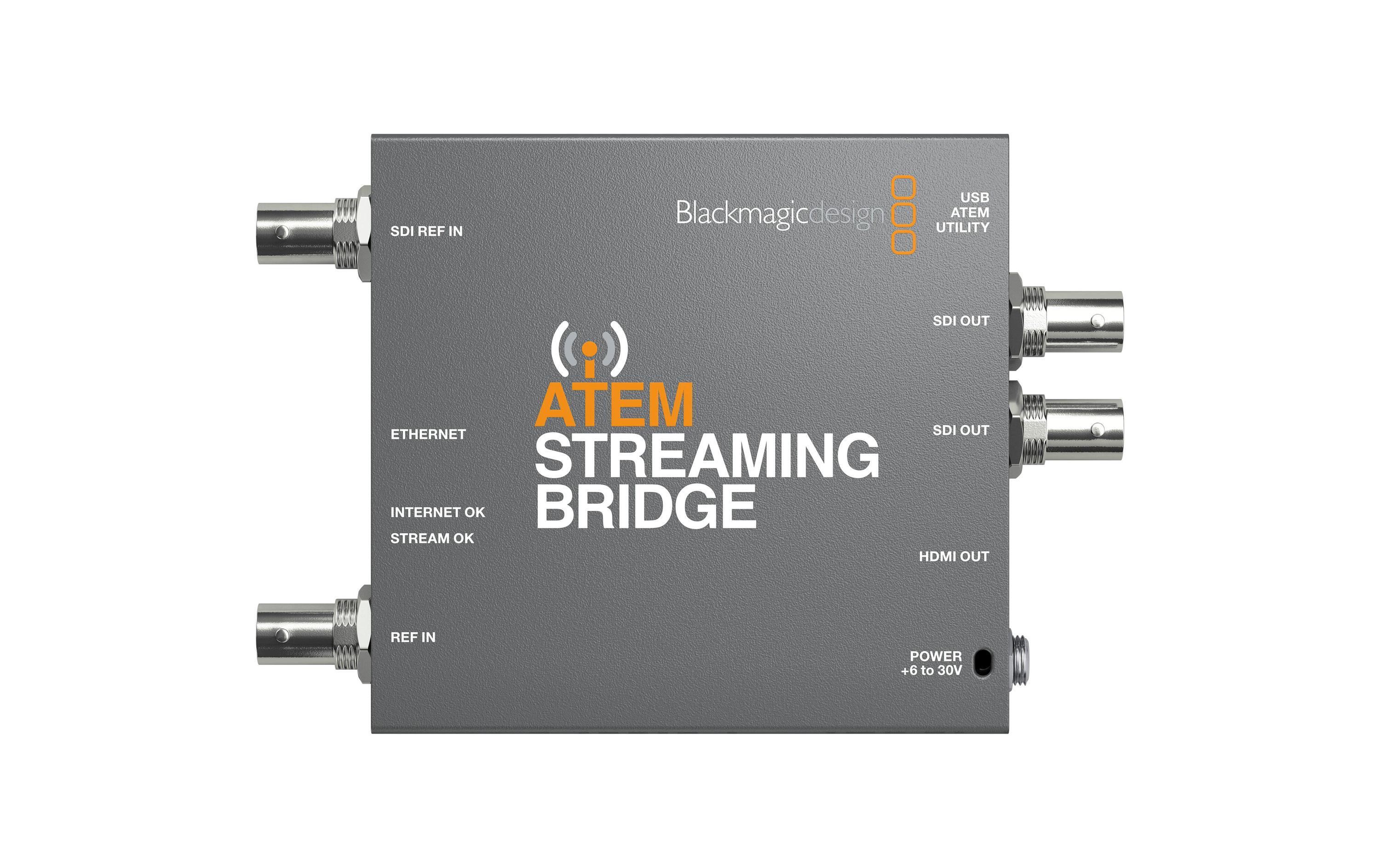 Konverter ATEM Streaming Bridge<br>Videokonverter konvertiert Daten aus entfernten Standorten