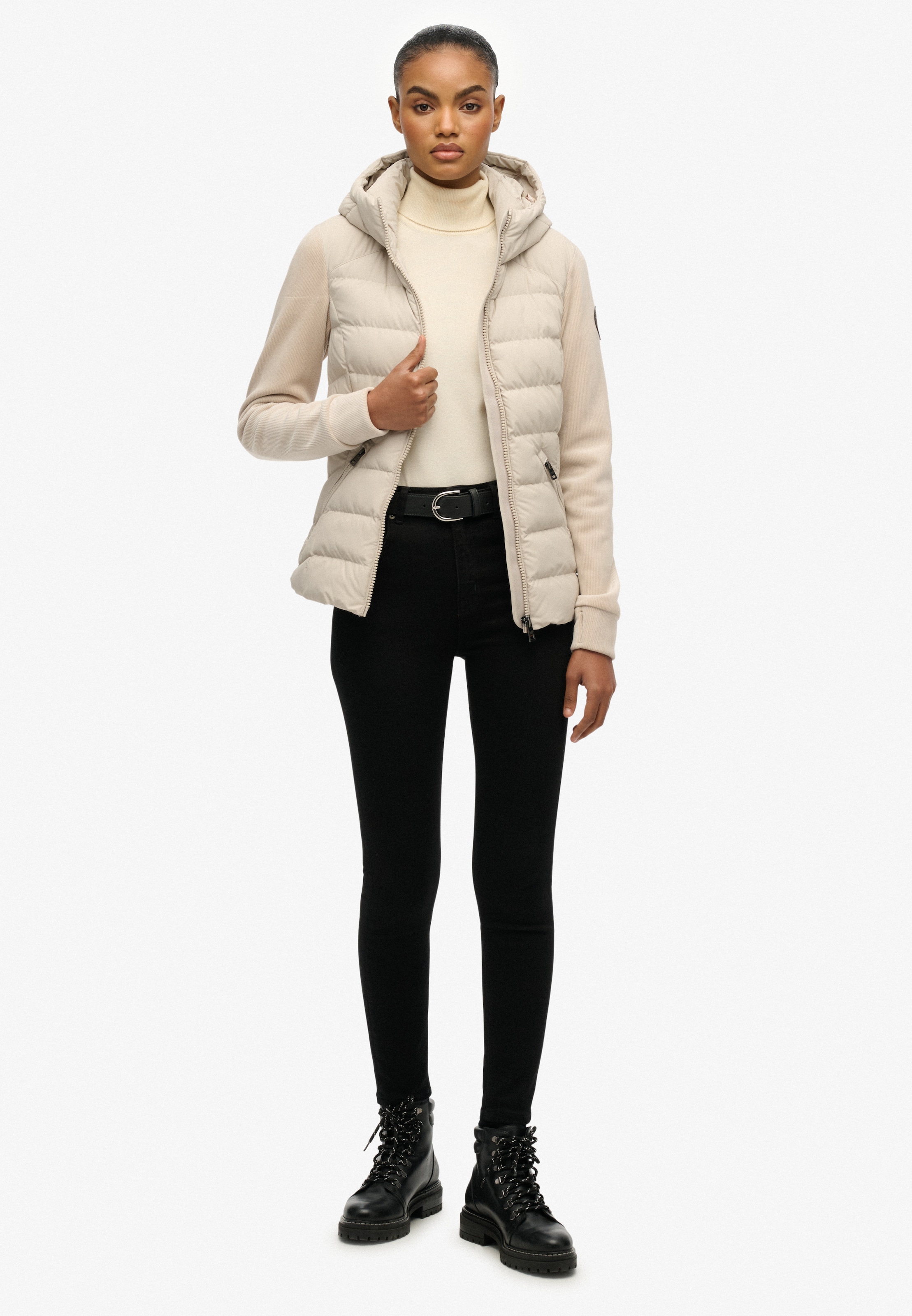 Superdry Steppjacke »HOODED FUJI STORM JACKET« mit Kapuze