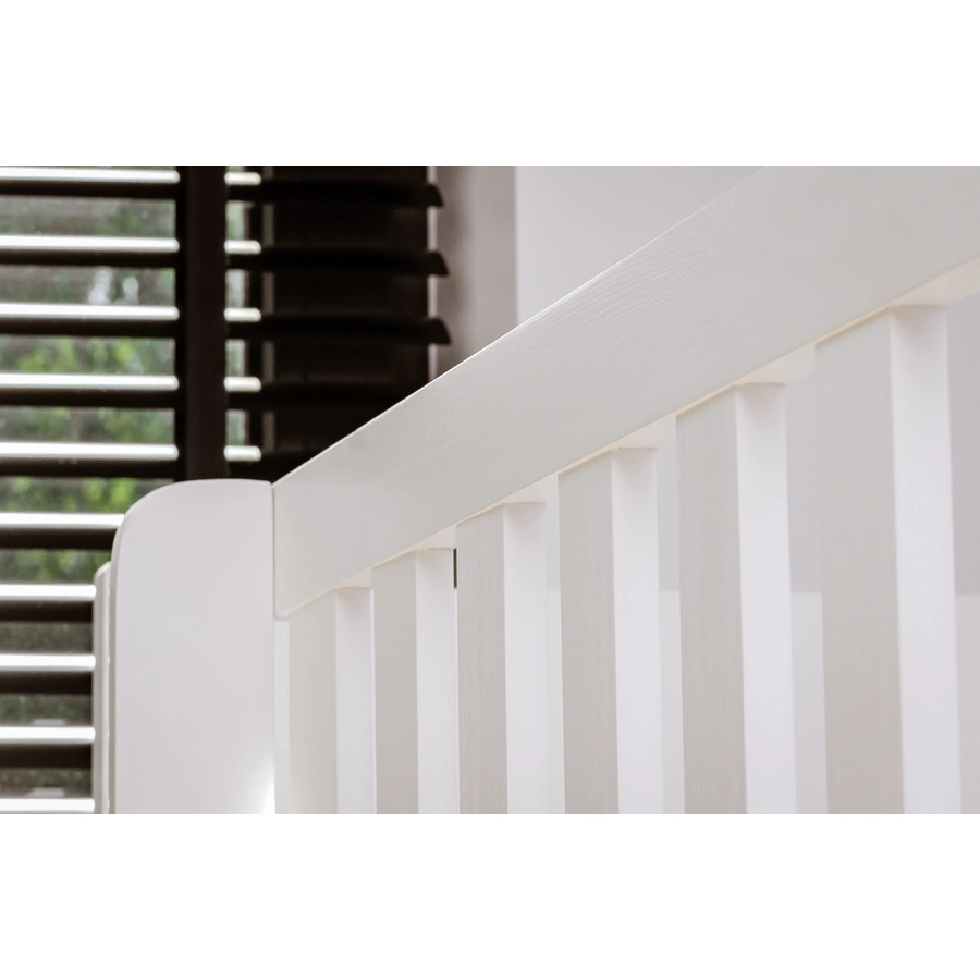 Kids Collective Hochbett 80x180 | 90x200 mit Ausziehbett Etagenbett mit Ausziehfunktion, Schubladen weiß mit 3 Matratzen