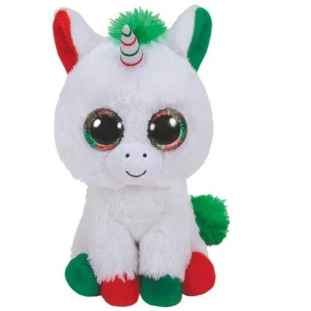 ty Beanie Boo Einhorn Candy Cane, 24 cm