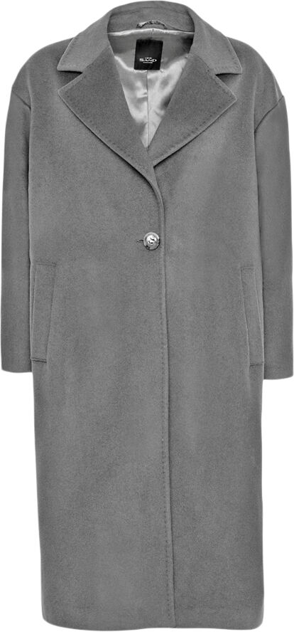 Sand Cashmere Coat W - Fiden Grå