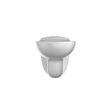 OK hangend toilet zonder zitting wit