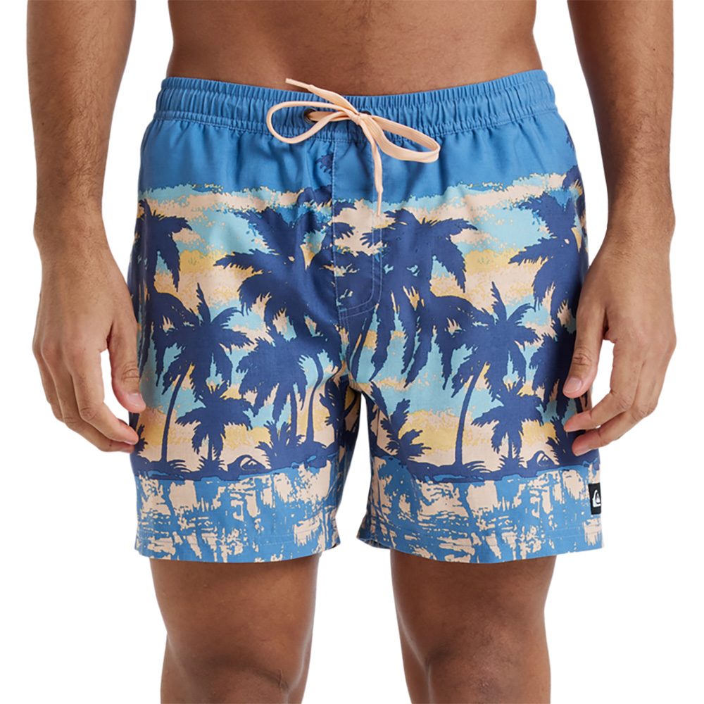Quiksilver Everyday Straight Volley Badeshorts Herren coronet blue tropicamo