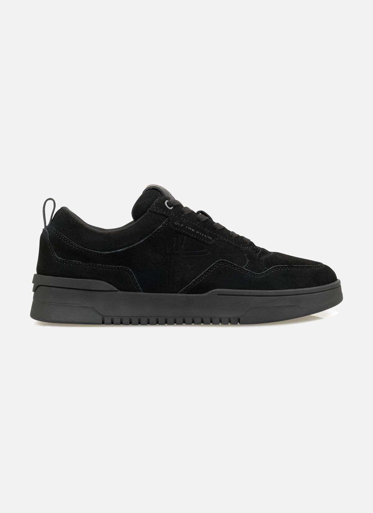 Off The Pitch Fullstop Suede Sneakers Heren Zwart