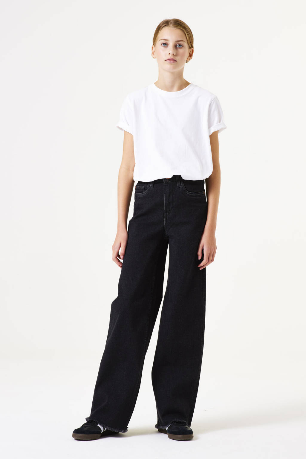 Garcia high waist loose fit jeans Annemay dark used