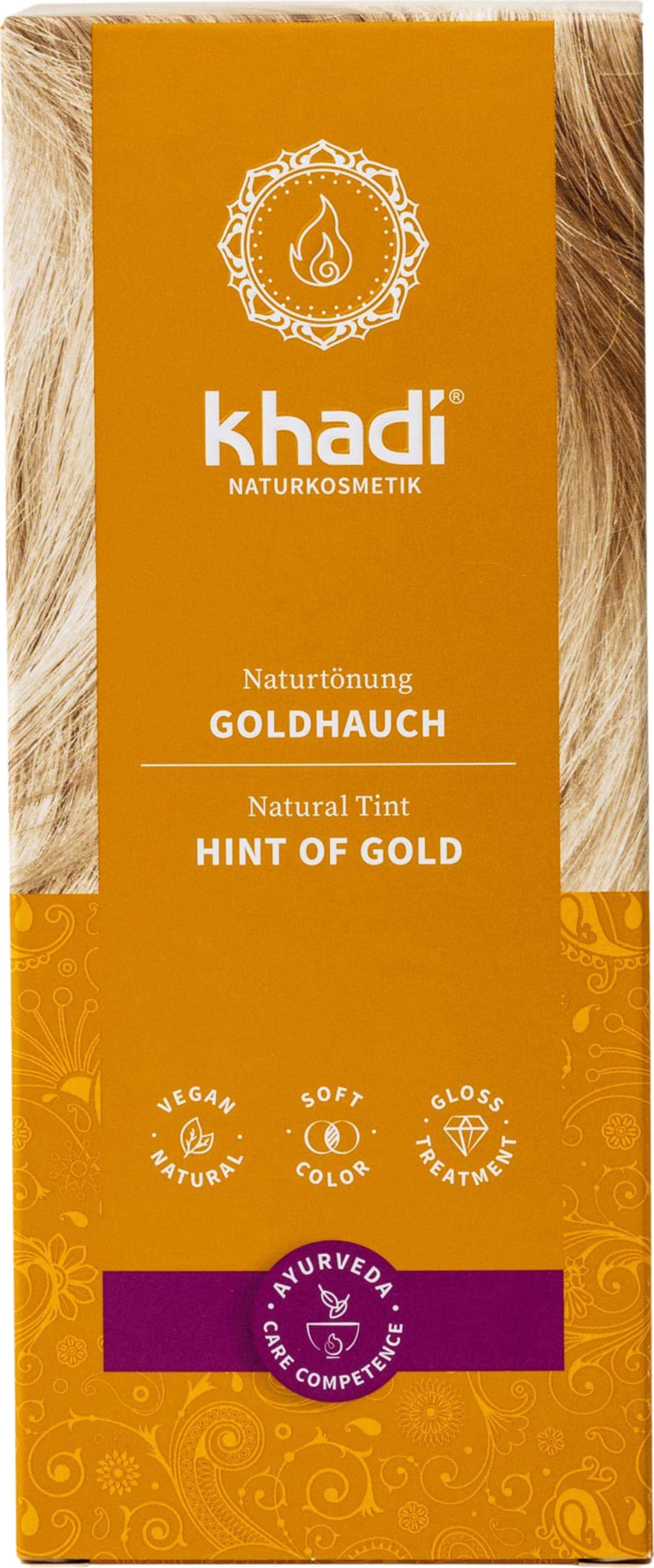 Khadi®  Pflanzenhaarfarbe Goldhauch, 100 g