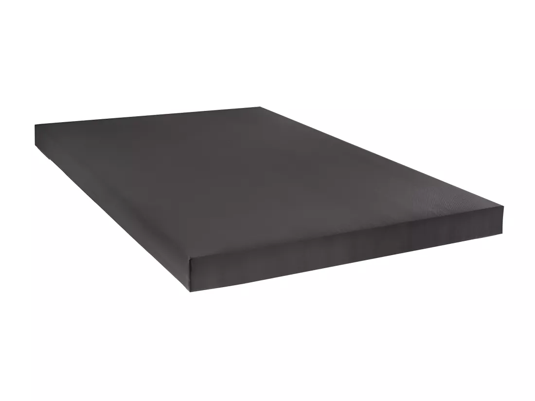 BELLECOUR LITERIE | Sommier tapissier CAPUCINE 140x190 cm | Epaisseur 13 cm | Gris anthracite (pieds non inclus)