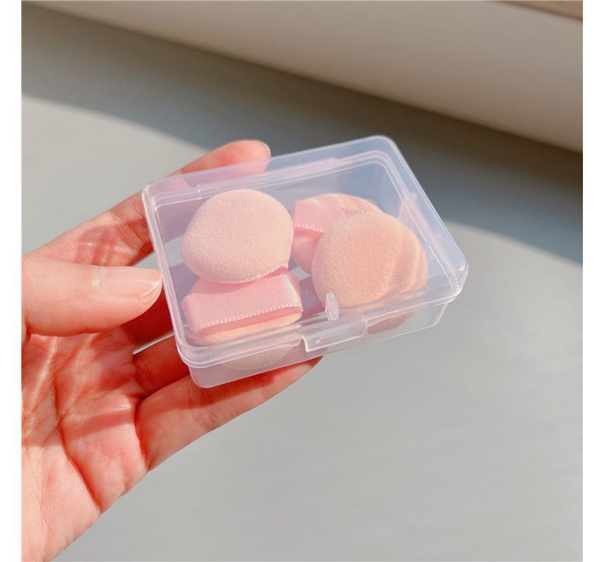 Candy Drop - Set van 4: Mini poederdons met etui