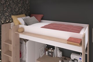 Parisot Hochbett Heavy 2 braun/weiß