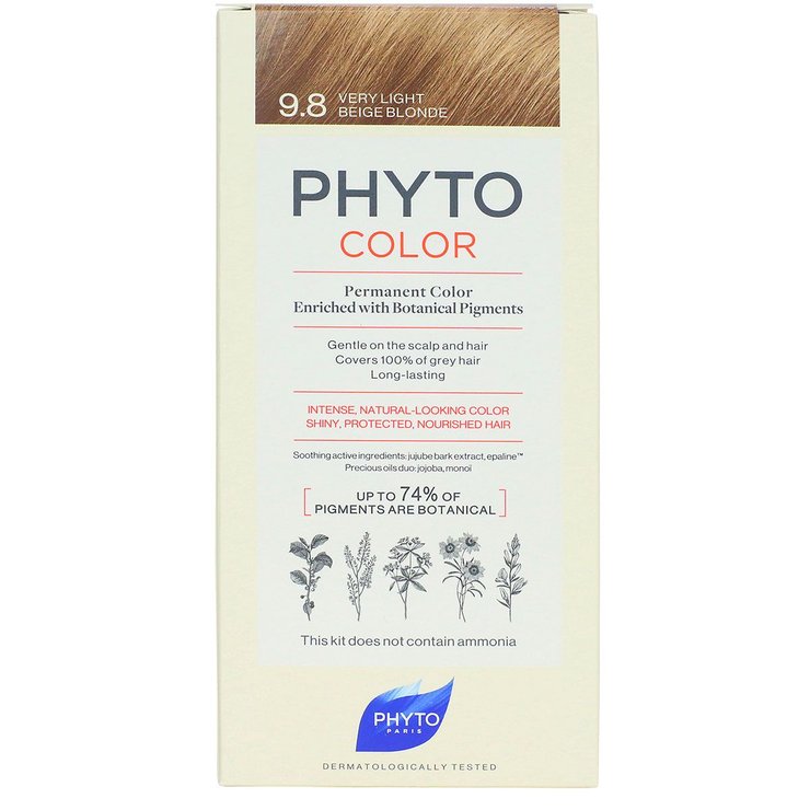 Phytocolor coloration permanente 9.8 Blond très clair beige