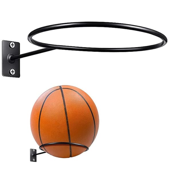 INF Veggmontert ballholder / Balloppbevaring for basketball og fotball