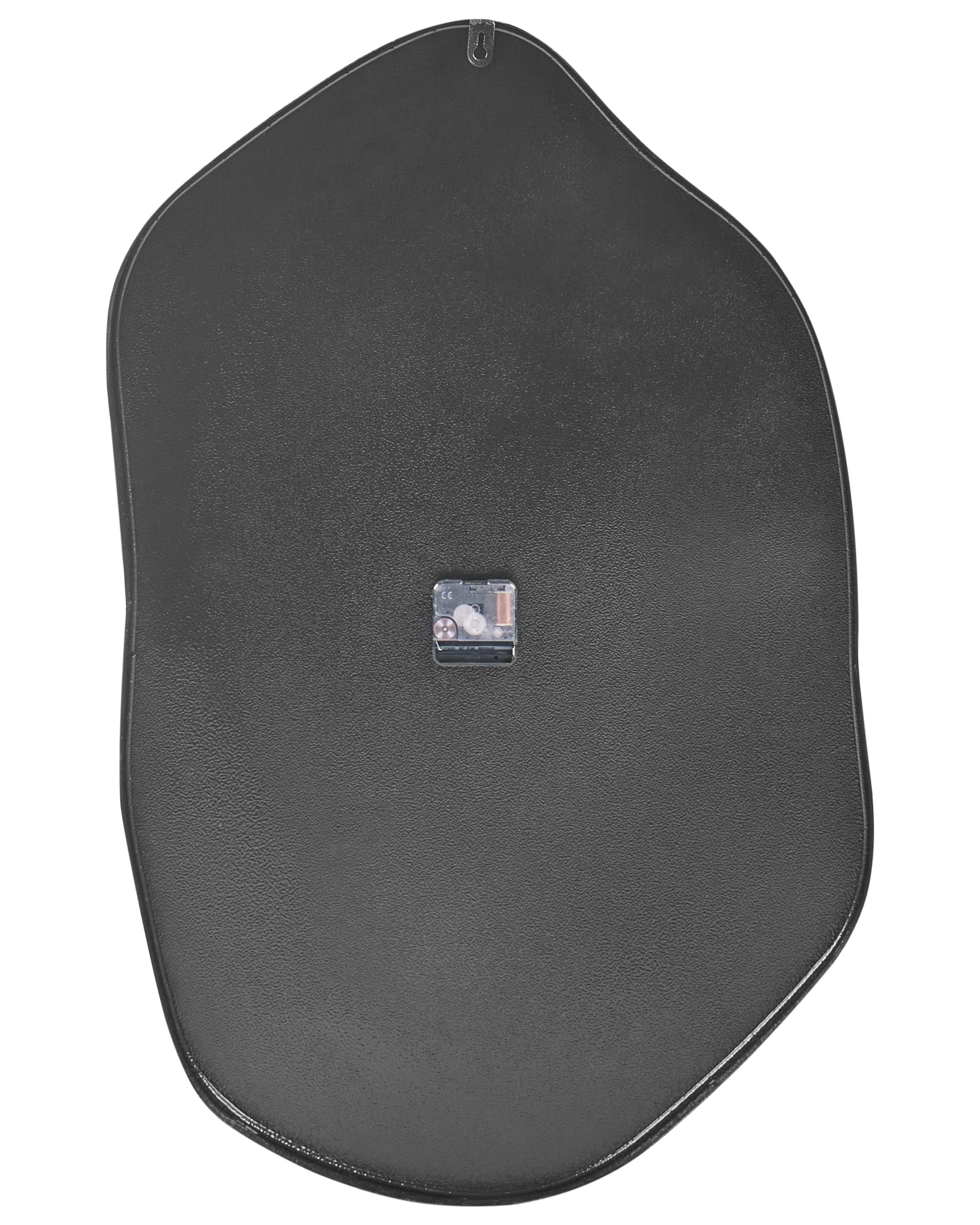 Wandklok GANGES 50 cm Metaal Zwart