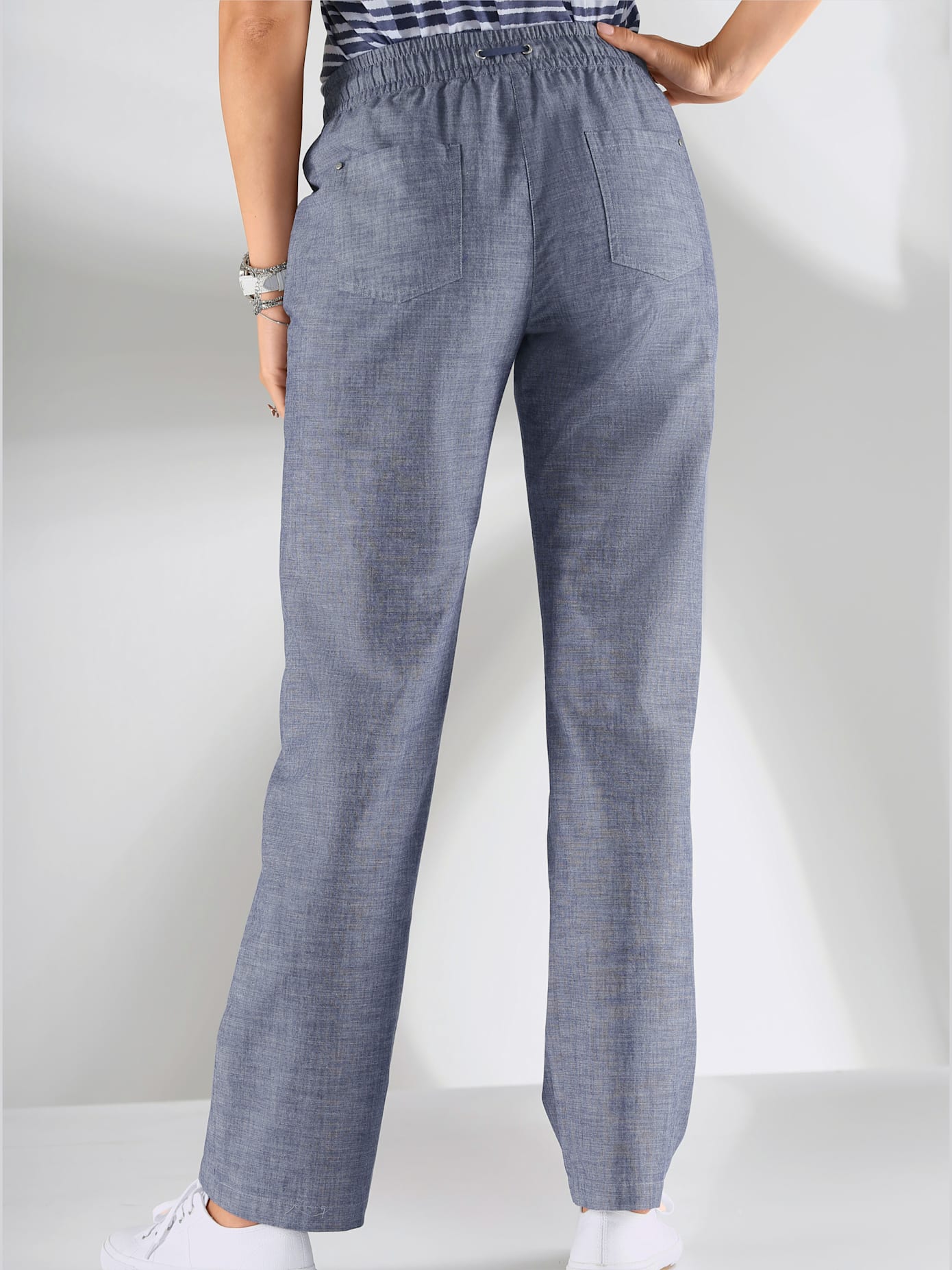 Pantalon coupe sportive ceinture élastique