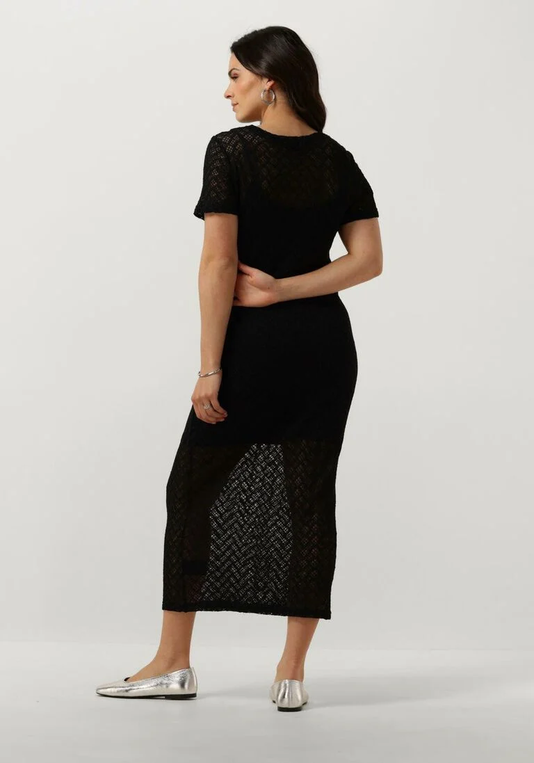 MODSTR\u00D6M zwarte modstr&ouml;m maxi jurk hendrickmd dress