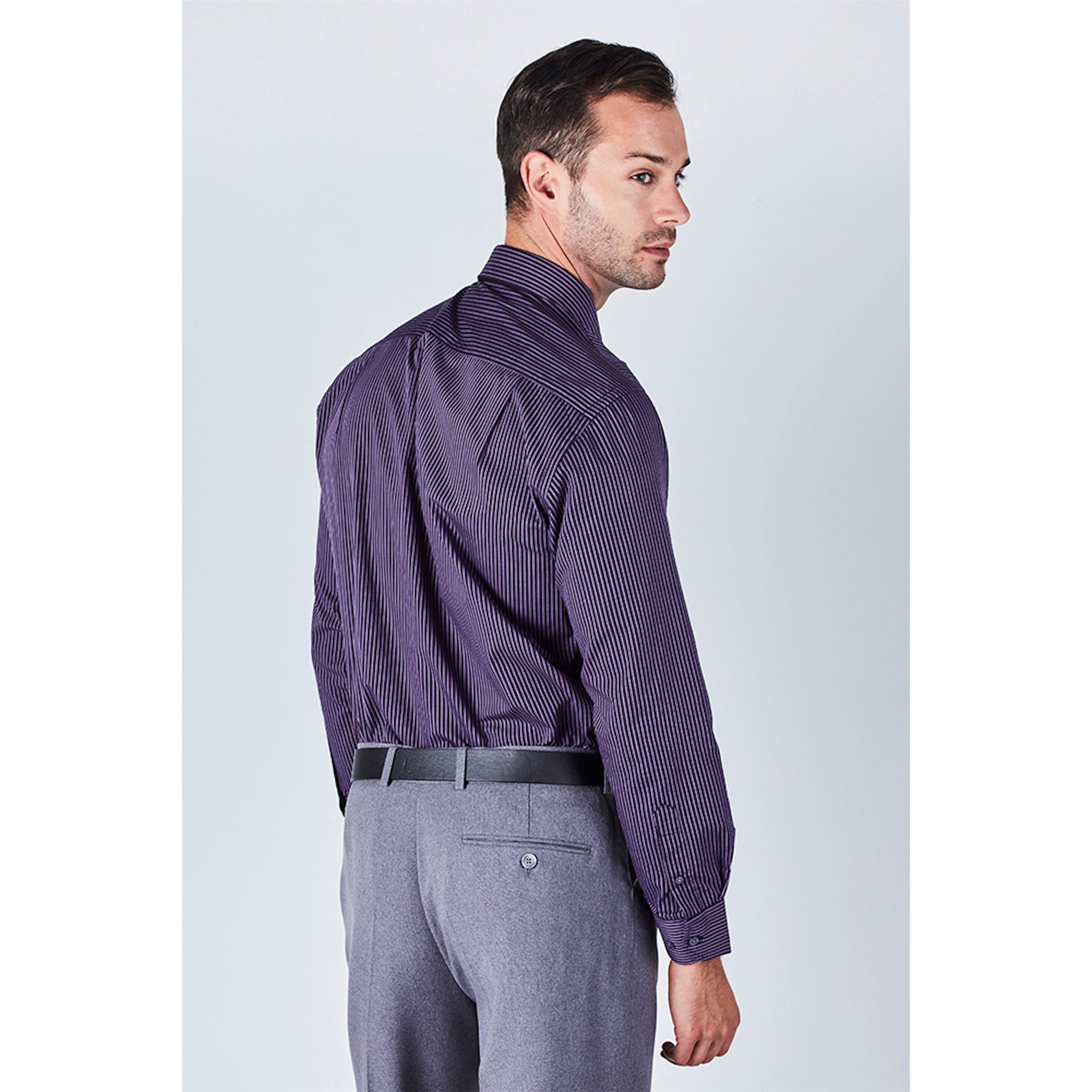 Harvey and Jones Striped Formal Striped Shirts Mens