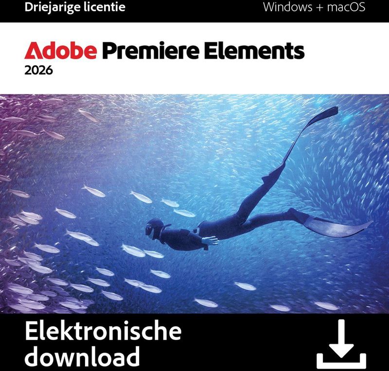 Adobe Photoshop Elements & Premiere Elements 2026 - Software voor Windows en MacOS