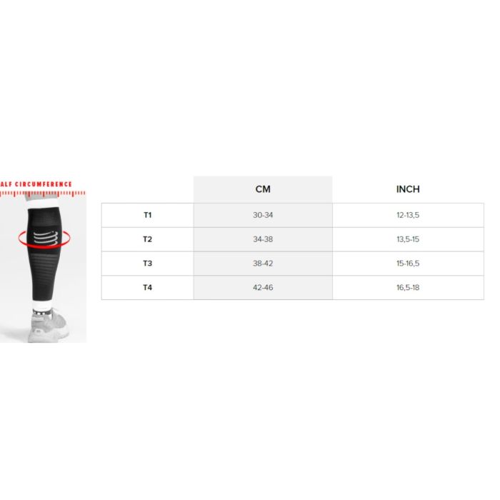Compressport Unisex Læg- og armtubes R2 3.0 Sort