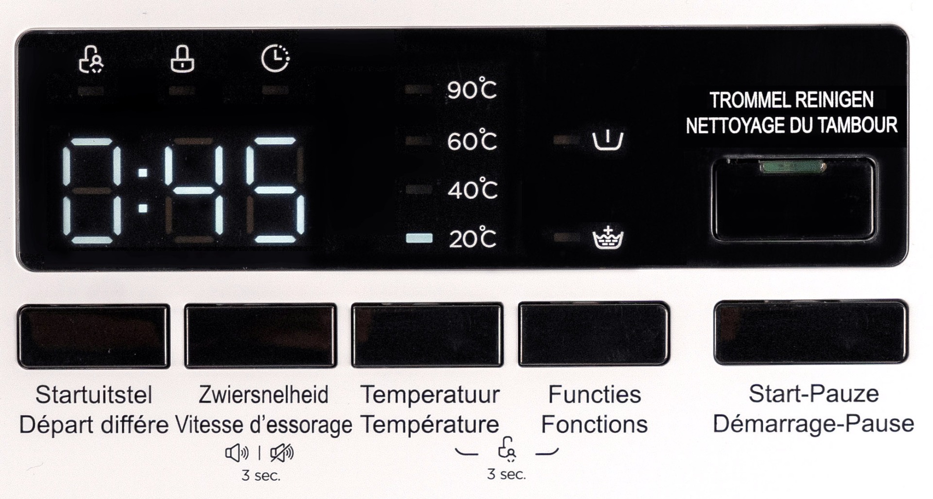 Friac wasmachine WA8401A - 8kg - 1400T/min - Energieklasse A