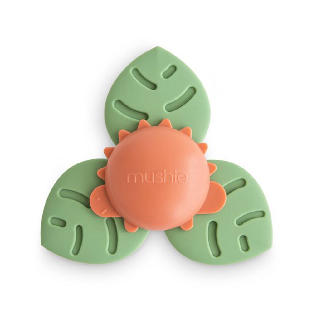 Køb Mushie Dino Suction Spinner Legetøj