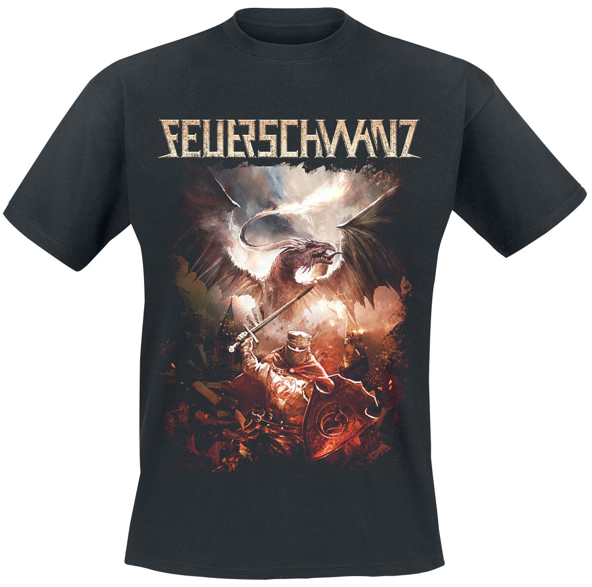 Das elfte Gebot | Feuerschwanz T-Shirt Manches courtes