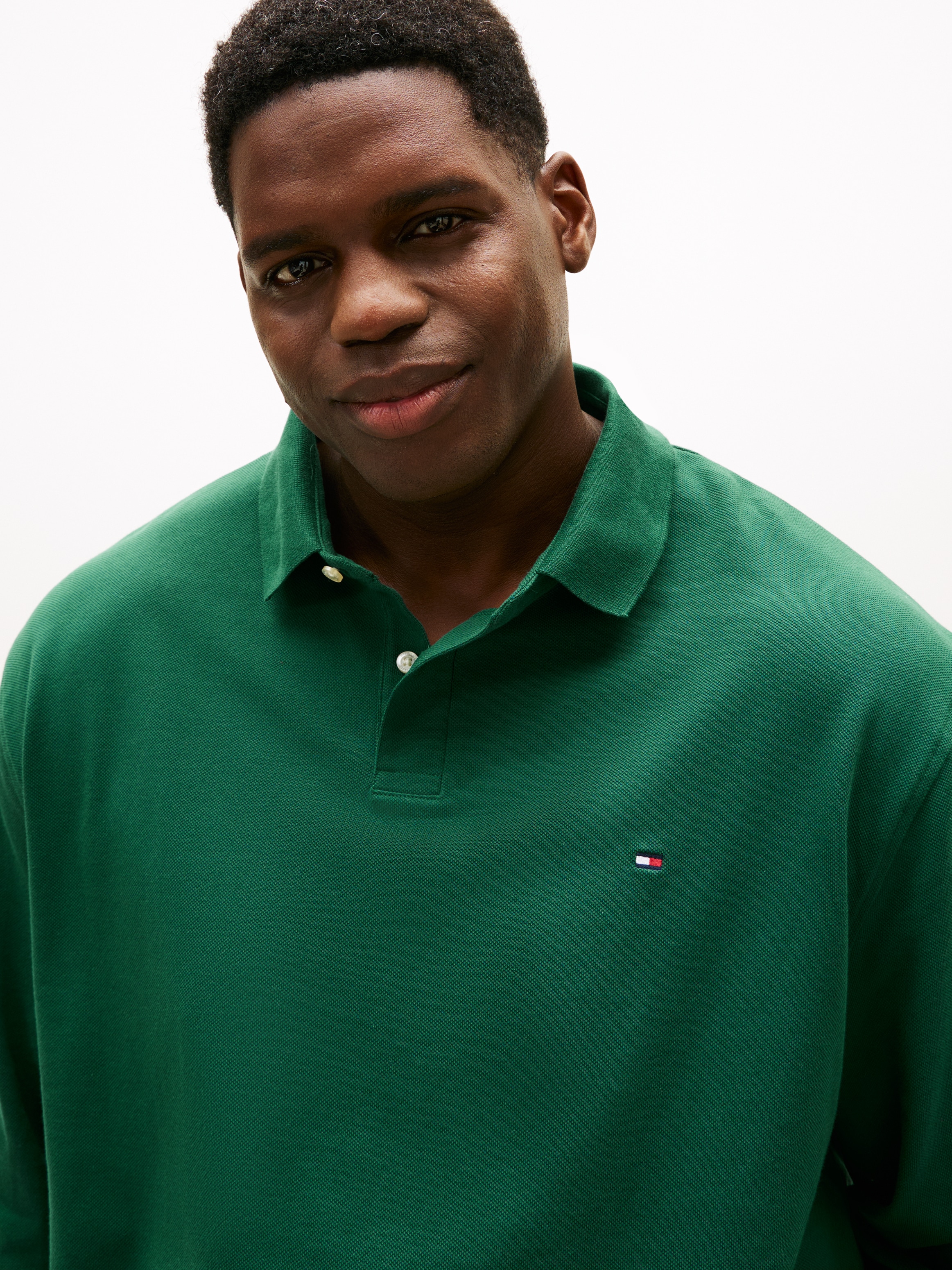 Tommy Hilfiger Big & Tall Langarm-Poloshirt »BT-1985 REGULAR LS POLO-B«, in Grossen Grössen