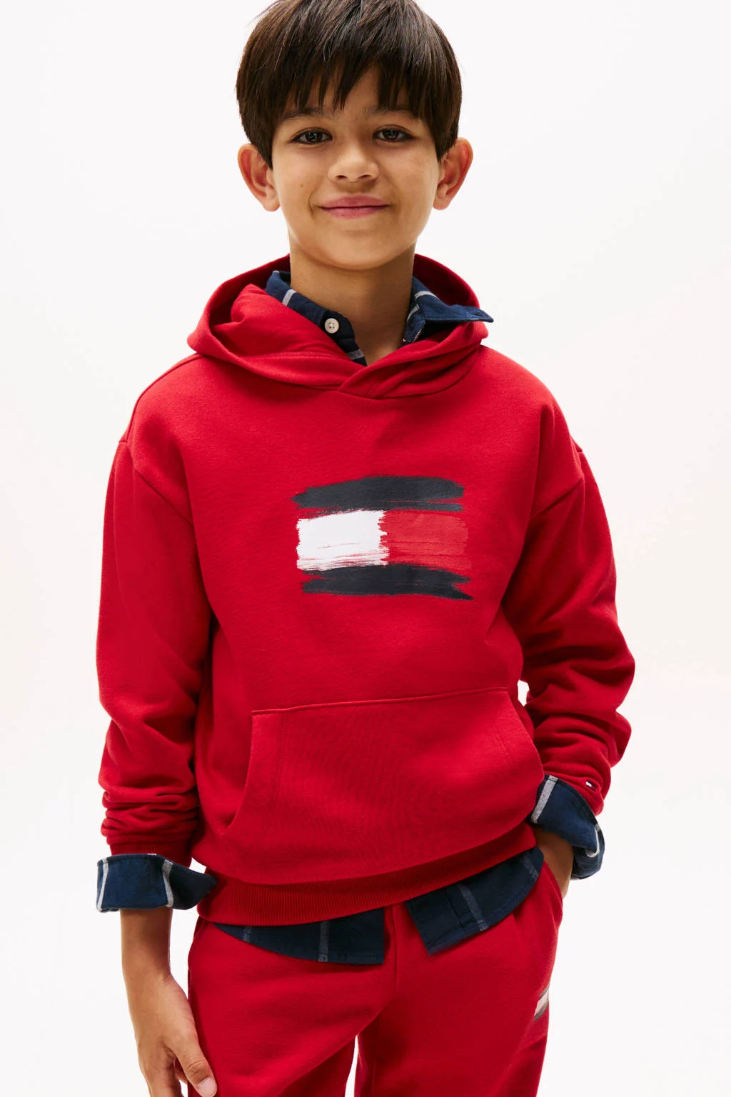 Tommy Hilfiger hoodie rood