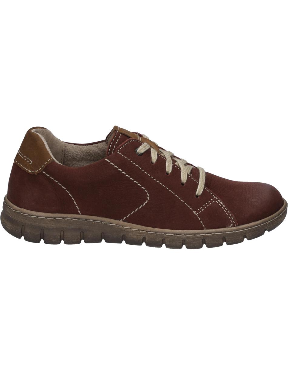 Halbschuh Steffi 62, bordo-kombi