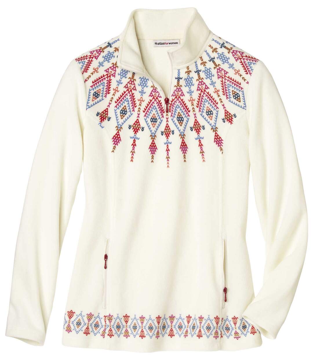 Pull Micropolaire Imprimé Jacquard