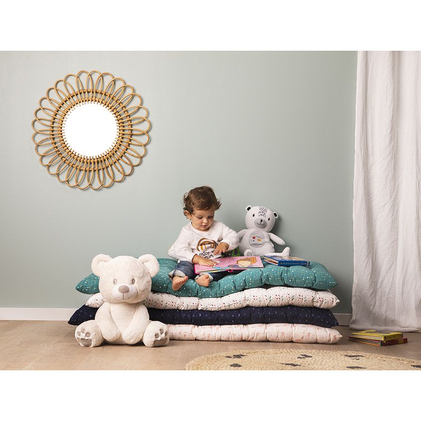 Peluche range pyjama forme ours - Gris clair