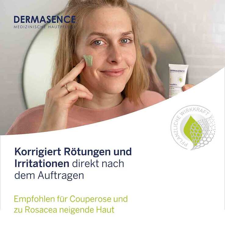 Dermasence Rosamin getönte Tagespflege hell LSF 50, 30 ml
