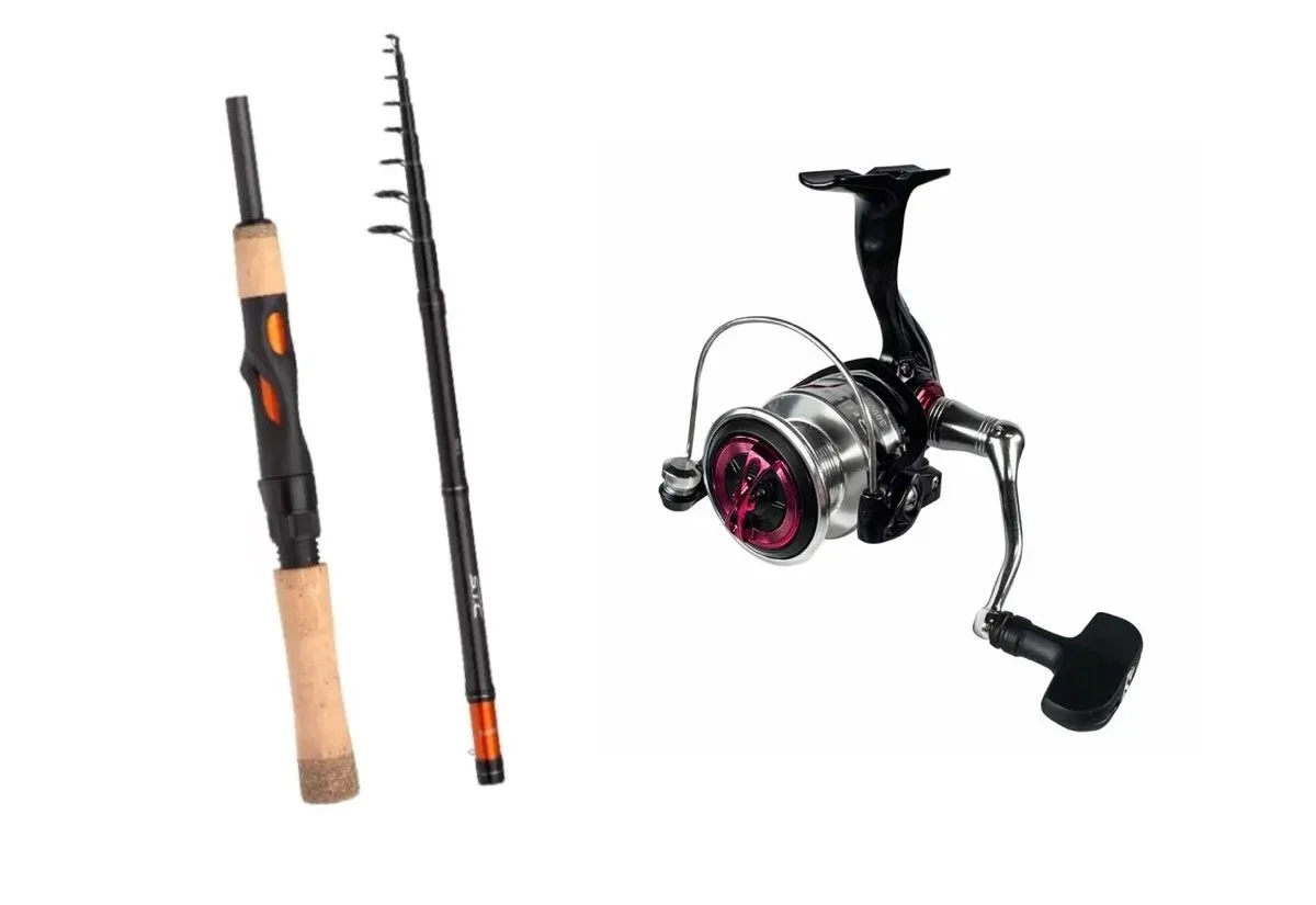 Shimano Stc Mini-T 7´ 7-21g/Sølvkroken Reficio 2000