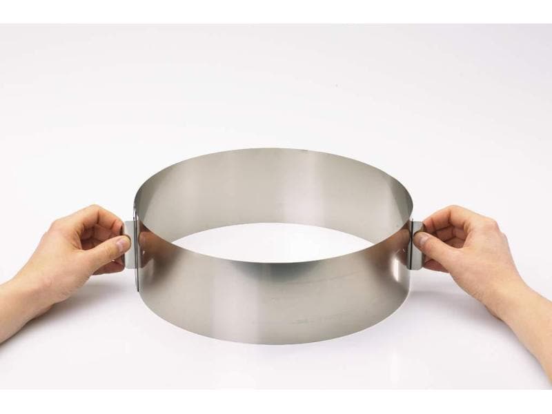 GEFU Backrahmen Tortenring Tondo XXL 16.5 cm, Rund Tortenring