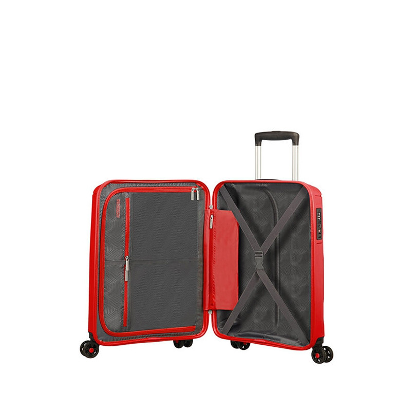 Valise cabine rigide Sunside 55 cm Sunset red